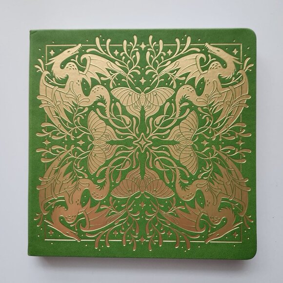 Illumicrate Mythical Creature Reading Journal With Gold Foil Dragons & Moths - Picture 1 of 13